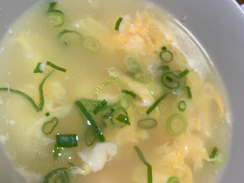 簡単‼ふわふわ〜な卵スープ♪